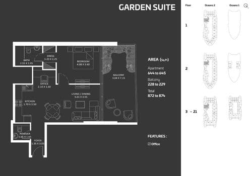Oceanz by Danube floor plan 2