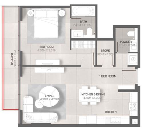 Tonino Lamborghini Residences floor plan 2