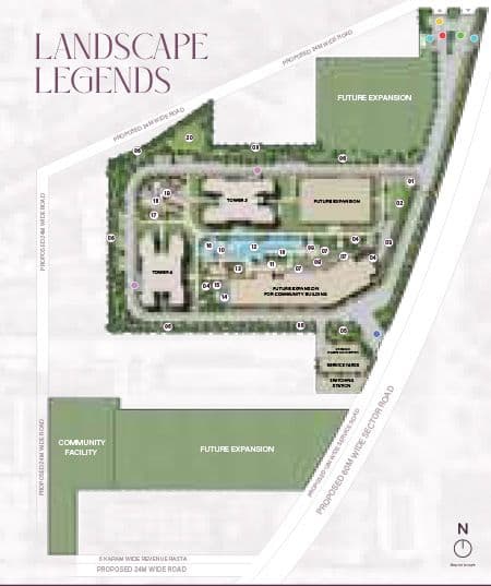 SOBHA CRESCENT Sector 63A Gurgaon floor plan 2