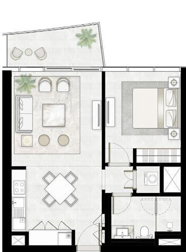 Emaar Beachfront floor plan 2