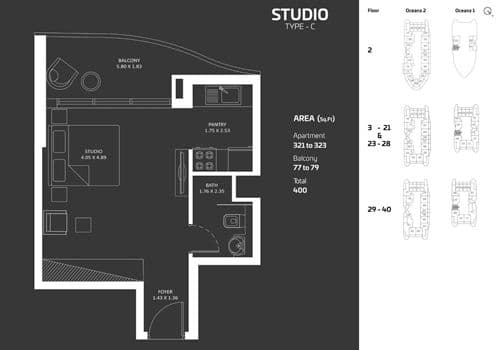 Oceanz by Danube floor plan 1