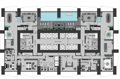 Burj Binghatti Jacob & Co Residences floor plan 3