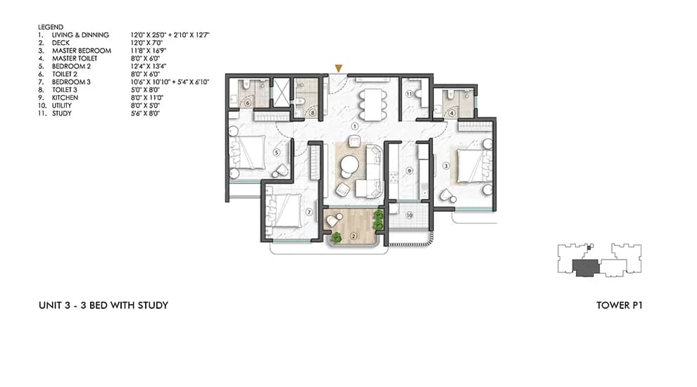 Terraces At Max Estate 361 Sector 36A Gurugram floor plan 1